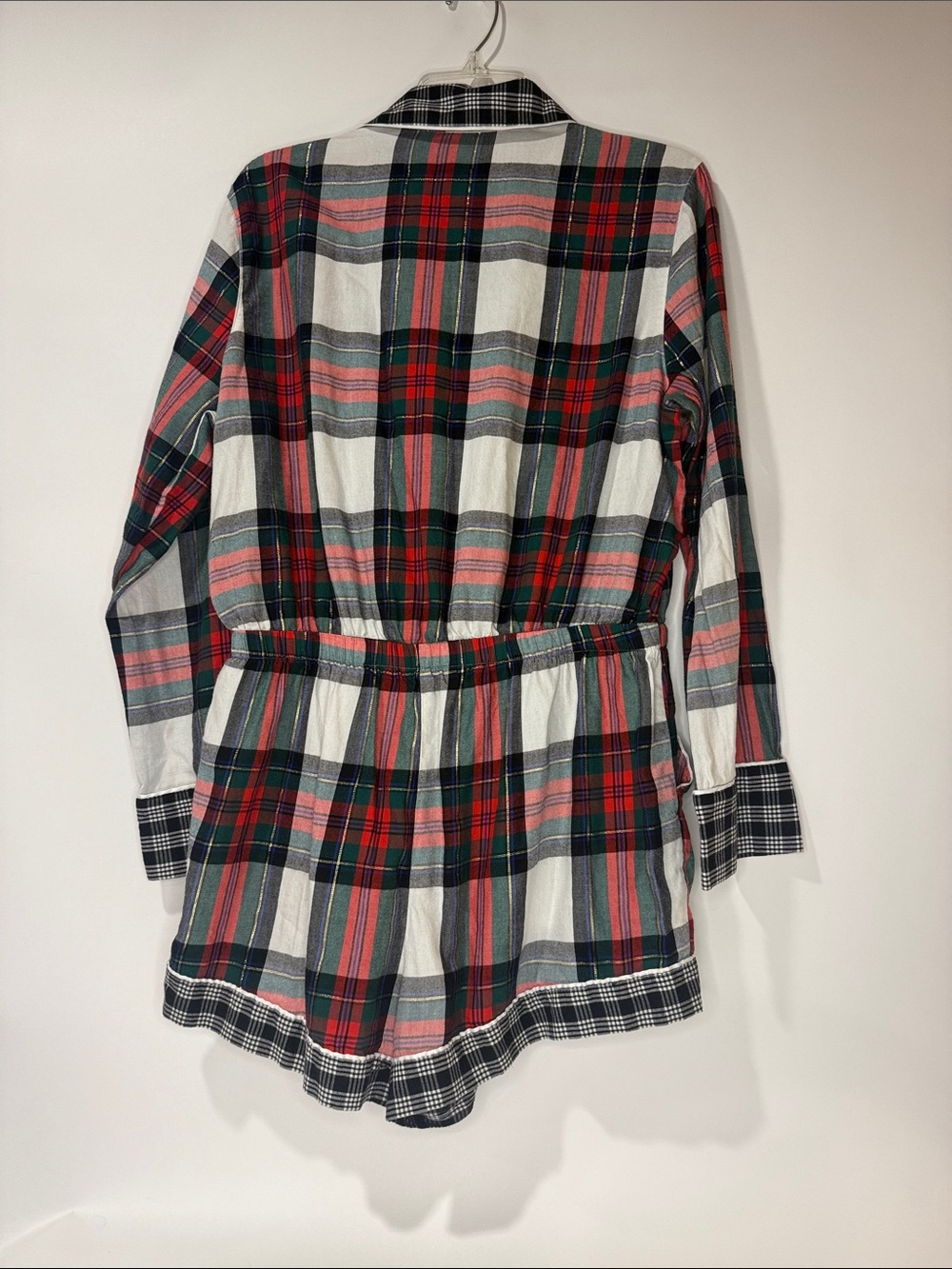 Victoria’s Secret - Plaid Short Pajama Romper - size Medium - Picture 4 of 6